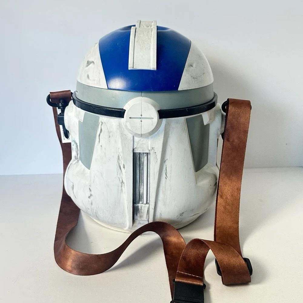 Disney‎ Parks Star Wars Clone Trooper Helmet Popcorn Bucket w Strap